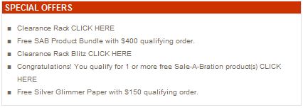 special offers