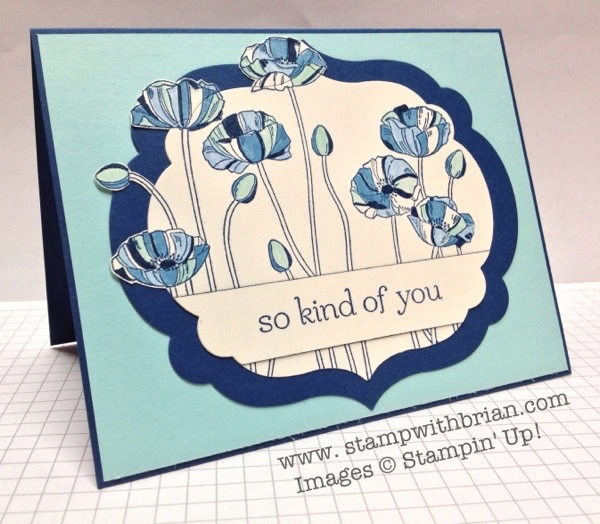 www.stampwithbrian.com - Modern Poppies