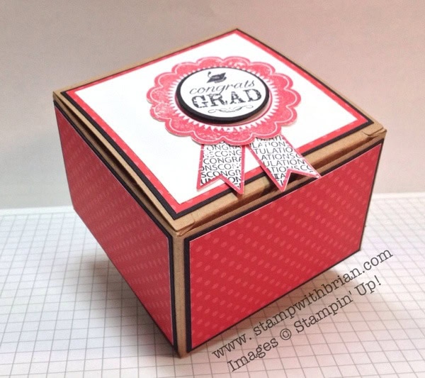 Blue RIbbon, Kraft Box, Stampin' Up!, Brian King