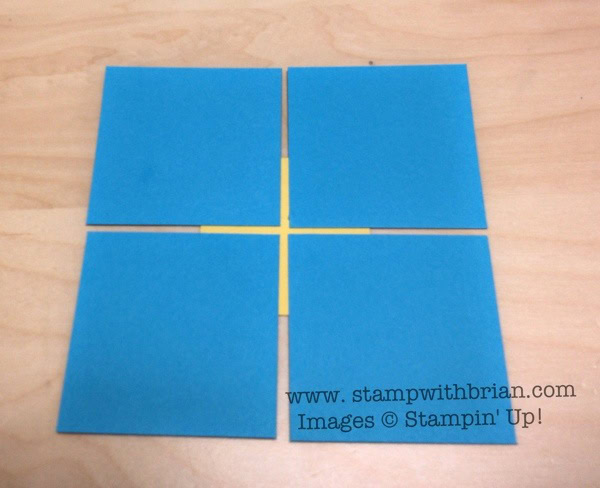 Card Assembly, Stampin' Up!, Brian King