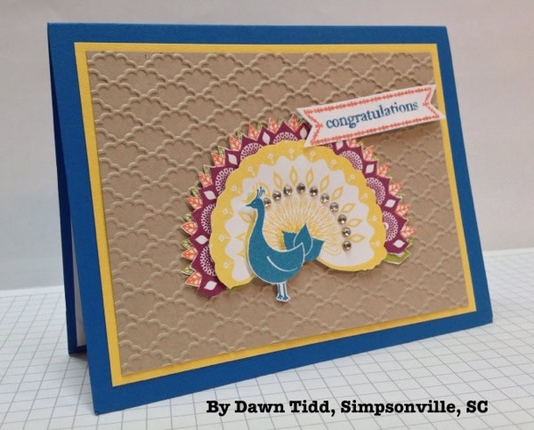 World Treasure Congrats by Dawn Tidd, Stampin' Up!, stampwithbrian.com