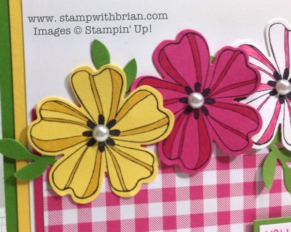 Flower Garden, Stampin' Up!, Brian King - Highlight parts of the flowers with the marker of the same color