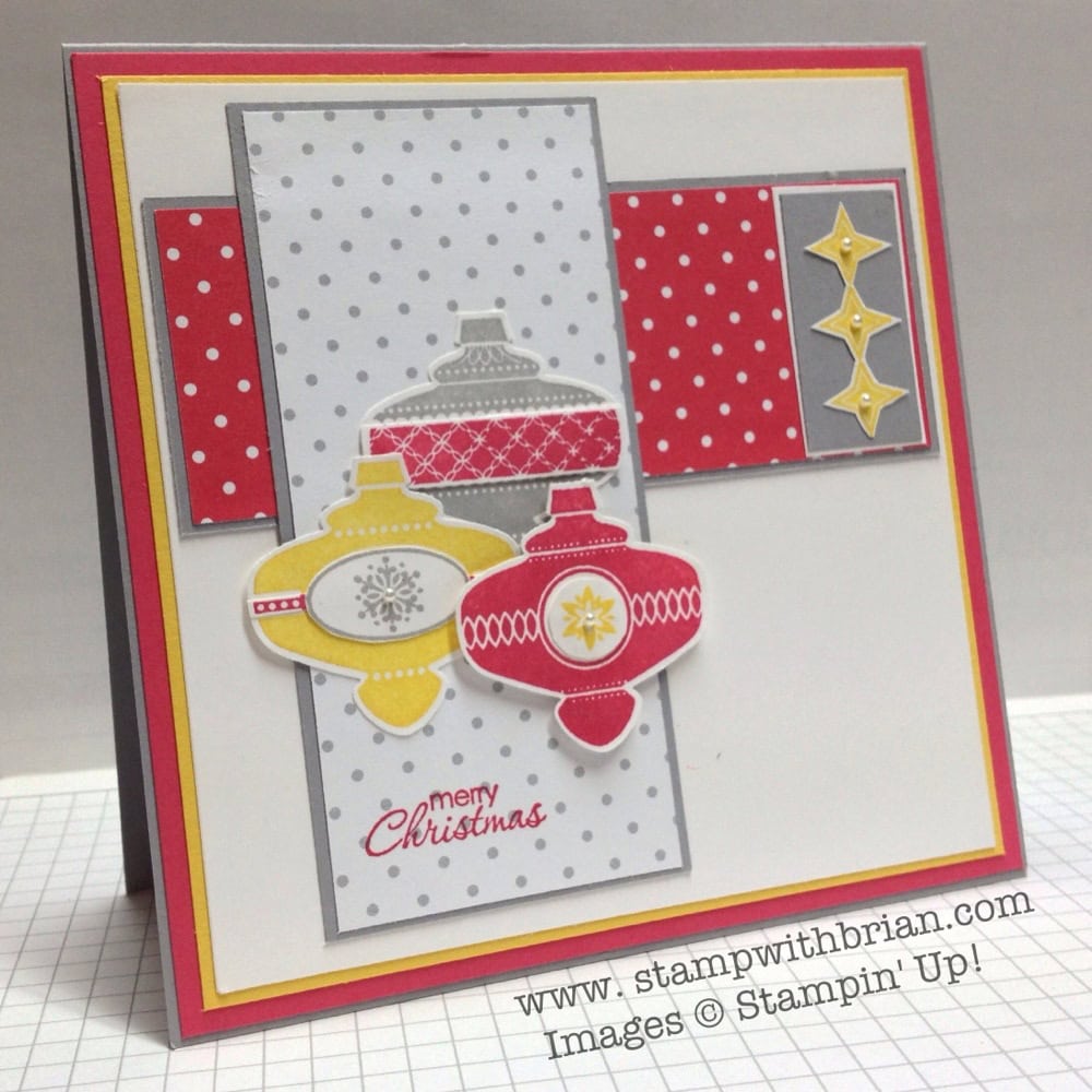 Christmas Collectibles, A Banner Christmas, Petite Pairs, Stampin' Up!, Brian King, PPA166, PP156