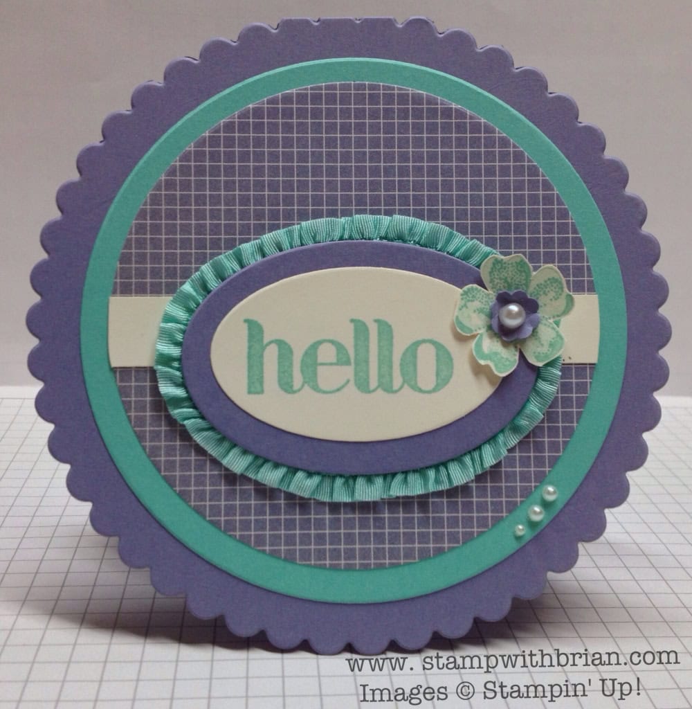 Four You, Stippled Blossoms, Stampin' Up!, Brian King, MOJO308