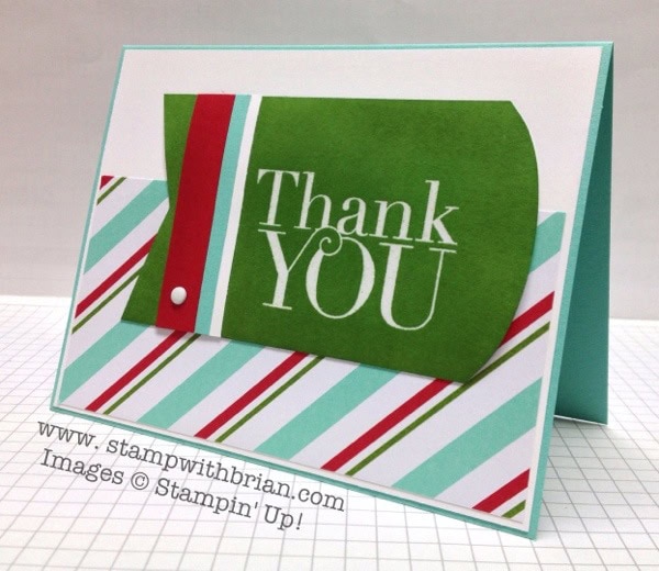 Another Thank You Photopolymer, Stampin' Up!, Brian King