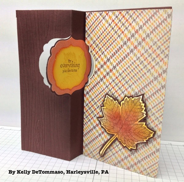 Magnificent Maple, Petite Pairs, Stampin' Up!, by Kelly DeTommaso