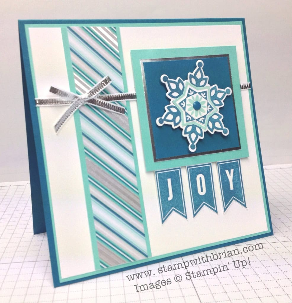 Festive Flurry, A Banner Christmas, Stampin' Up!, Brian King, PPA173