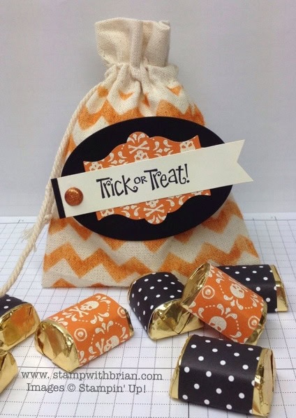 Best of Halloween, Mini Muslin Bags, Stampin' Up!, Brian King
