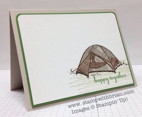 The Great Outdoors, A Dozen Thoughts, Gorgeous Grunge, Stampin' Up!, Brian King, FMS107