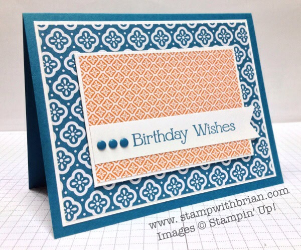 Four Your, Stampin' Up!, Brian King, PP168