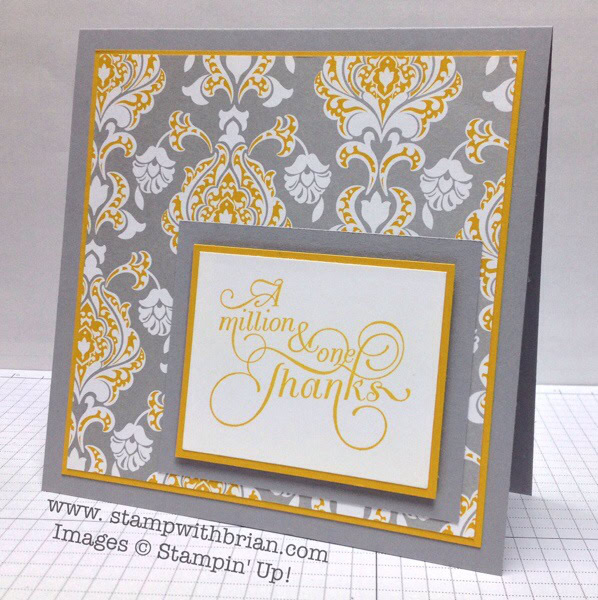 Million and One, Stampin' Up!, Brian King