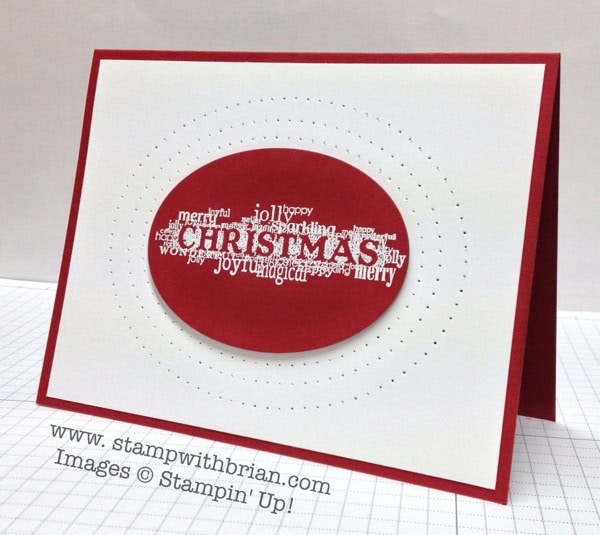 Seasonal Sayings, Stampin' Up!, Brian King
