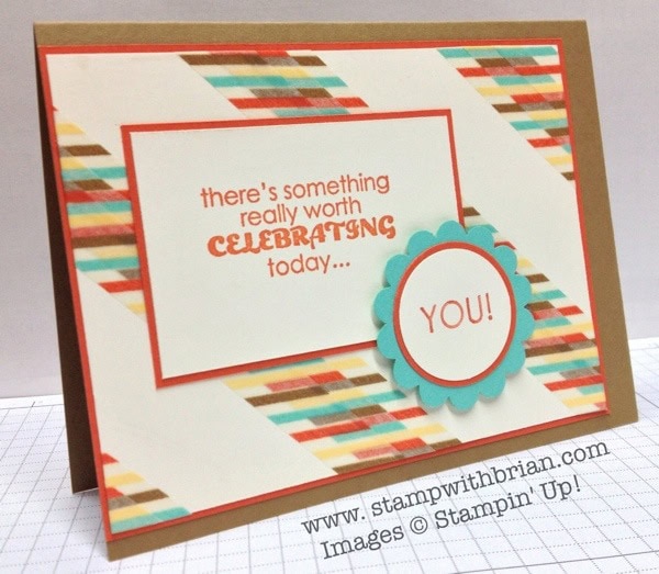 Remembering Your Birthday, Stampin' Up!, Brian King, PPA184