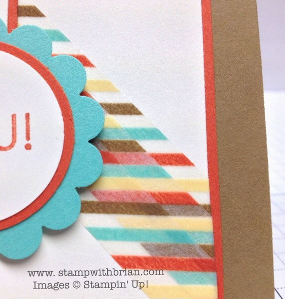 Layering Washi Tape, Stampin' Up!, Brian King