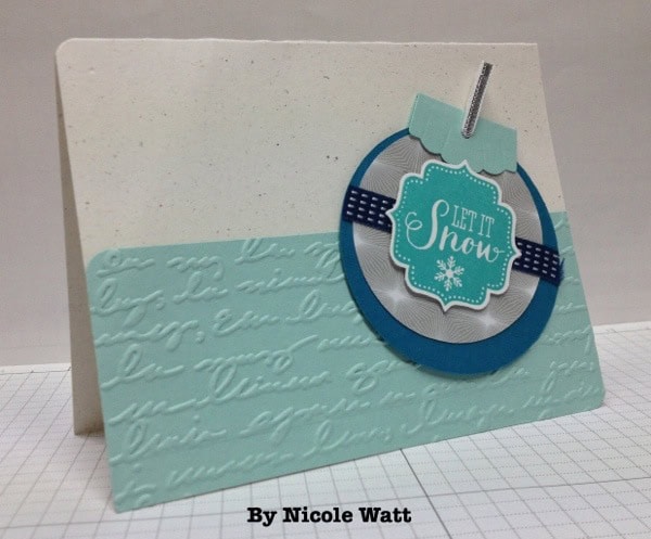 Christmas Cards from Friends, Stampin' Up!, stampwithbrian.com, by Nicole Watt