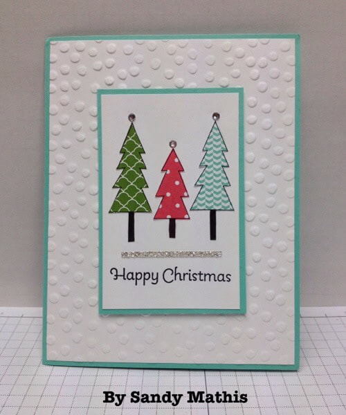 Christmas Cards from Friends, Stampin' Up!, stampwithbrian.com, by Sandy Mathis
