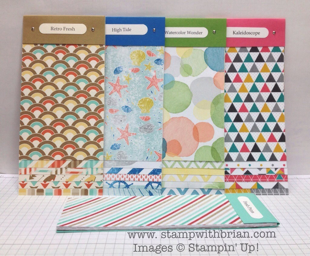 2014 Occasions Catalog Designer Series Paper Swatch Books, Stampin' Up!, stampwithbrian.com