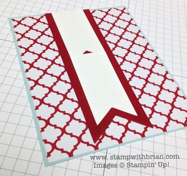 Creating an extended banner, Stampin' Up! Brian King