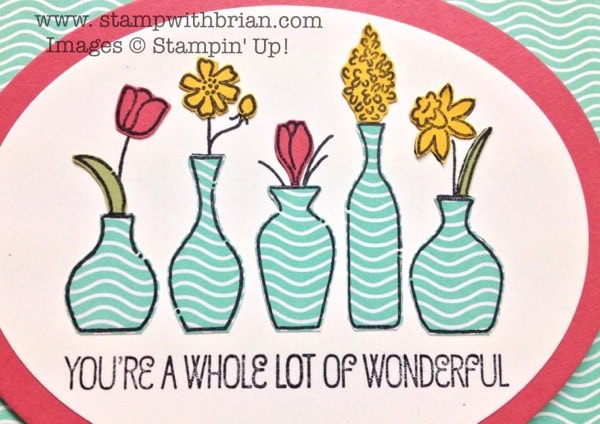 Vivid Vases - Paper Snipping, Stampin' Up!, Brian King