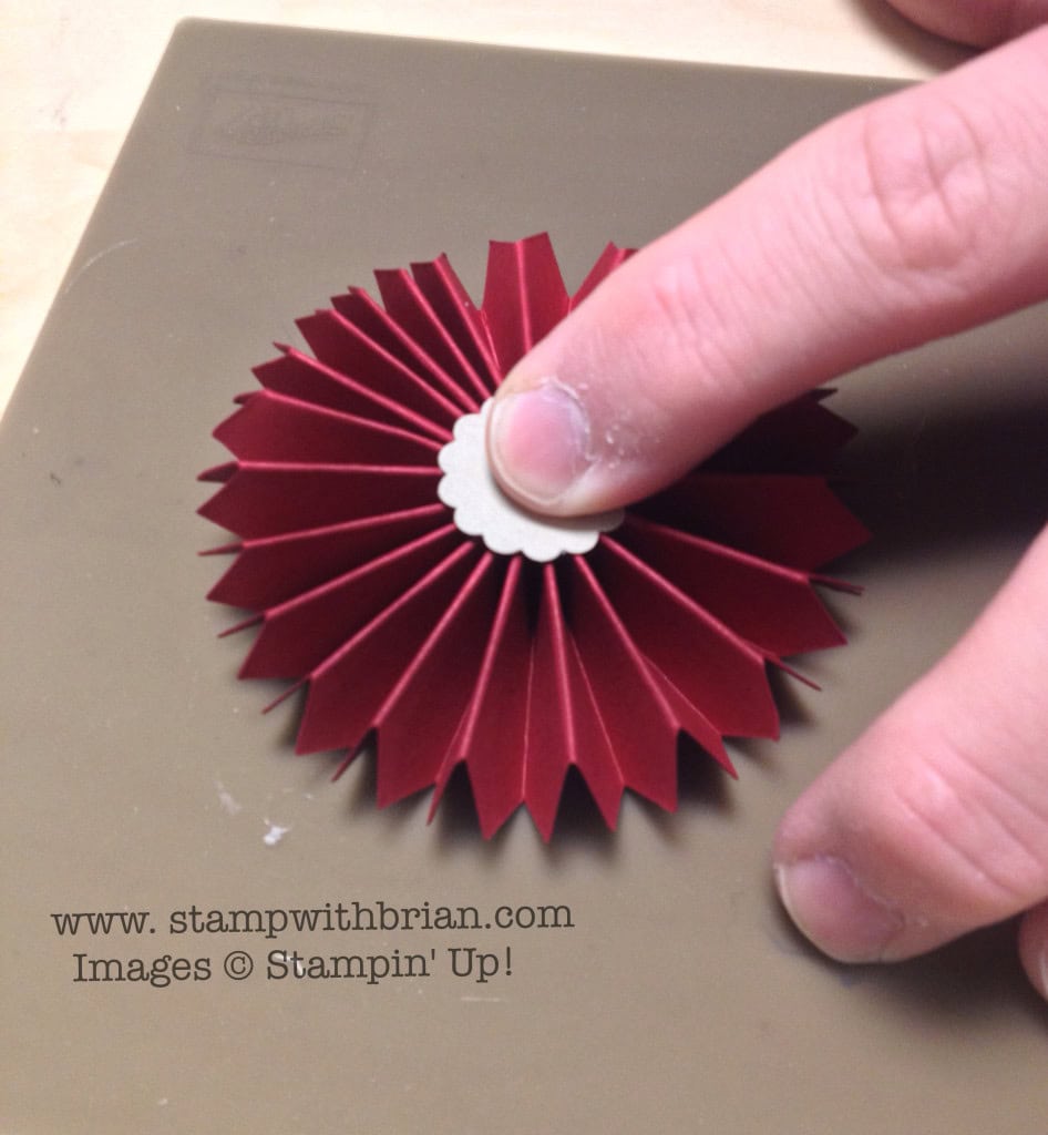 Tips and Tricks for Building a Perfect Rosette, Stampin' Up!, Brian King