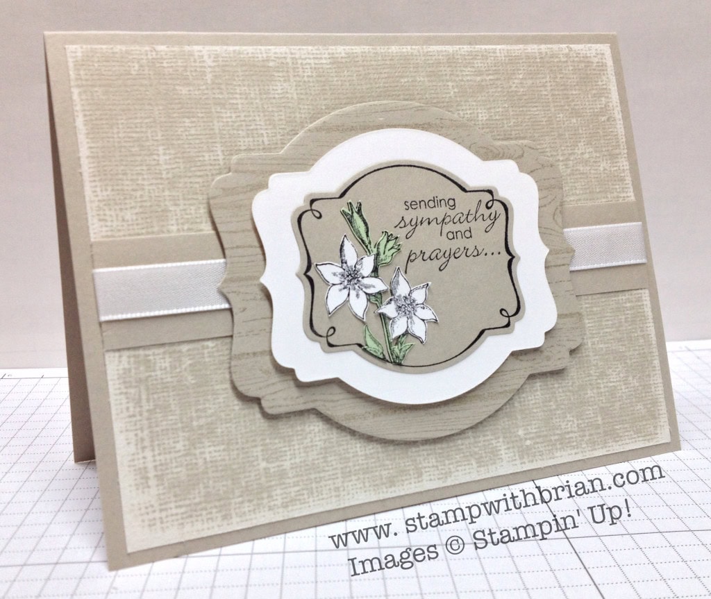 You're Lovely, Petite Pairs, Stampin' Up!, Brian King,TCC2