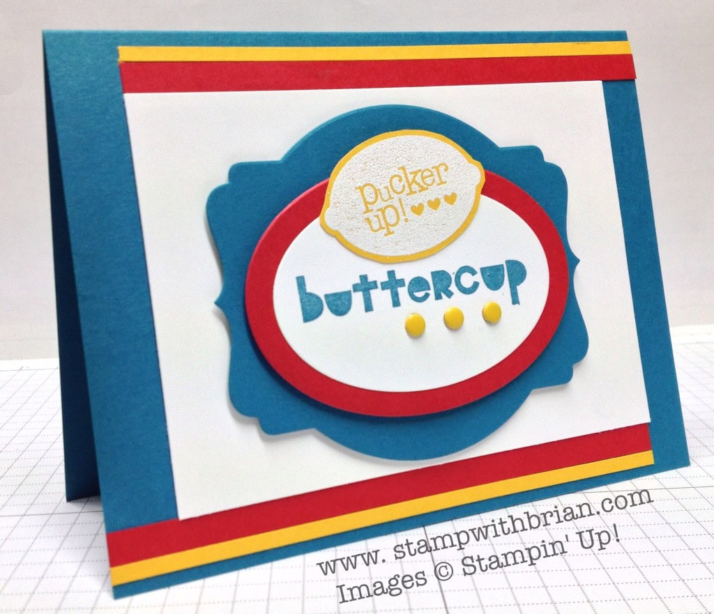 Geometrical, Crazy Mixed-Up Love, Stampin' Up!, Brian King