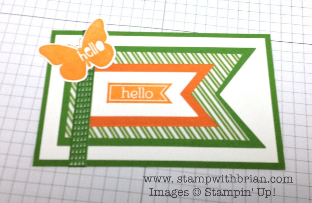 Perfect Pennants, Nature's Hello, Backyard Basics, Stampin' Up!, Brian King, PPA191