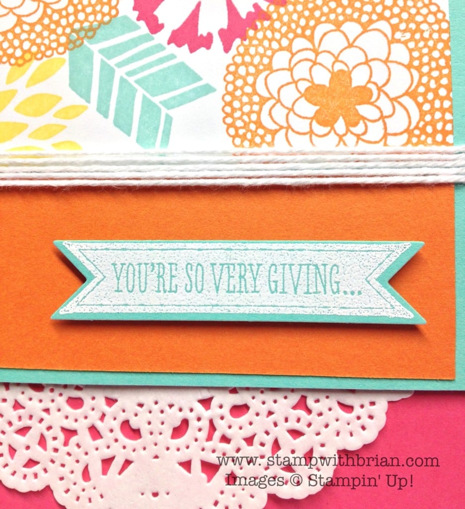 Petal Parade, So Very Grateful, Stampin' Up!, Brian King, FabFri35