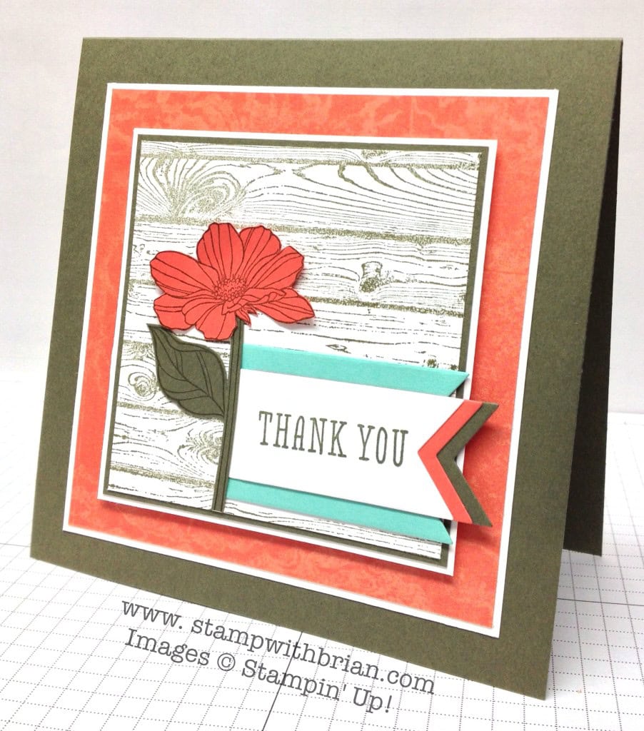 Peaceful Petals, So Very Grateful, Hardwood, Stampin' Up!, Brian King, PP191
