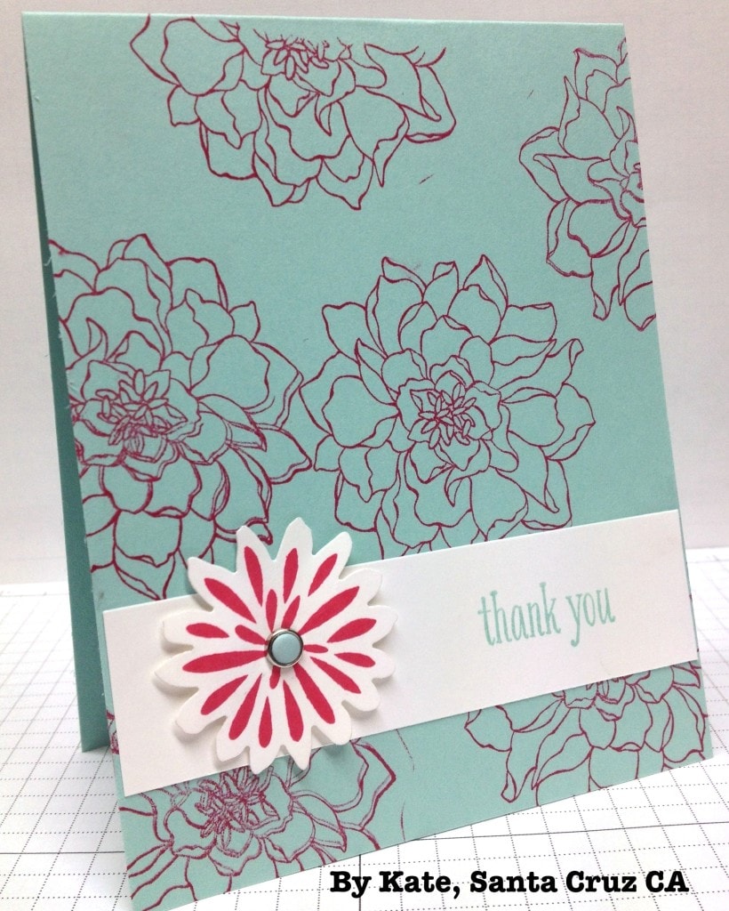 by Kate (6 years old), Stampin' Up!, www.stampwithbrian.com