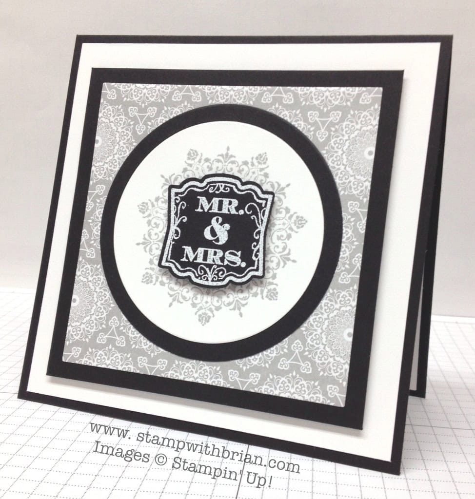 Everything Eleanor, Label Love, Stampin' Up!, Brian King, wedding card