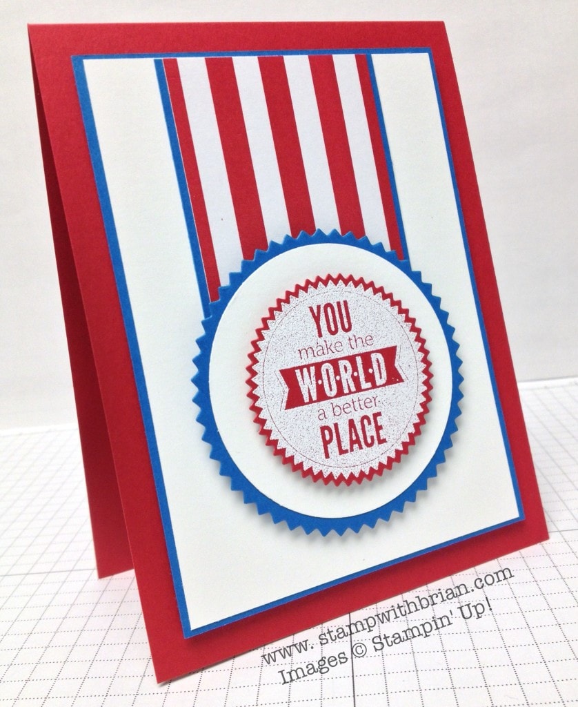 Starburst Sayings, Stampin' Up!, Brian King