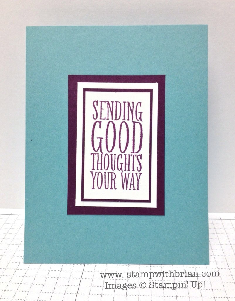 Perfect Pennants, Stampin' Up!, Brian King, creating borders