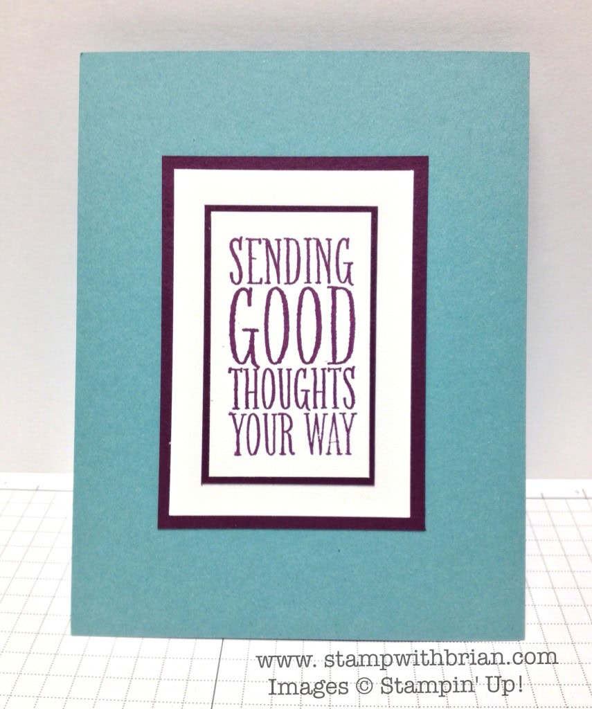 Perfect Pennants, Stampin' Up!, Brian King, creating borders