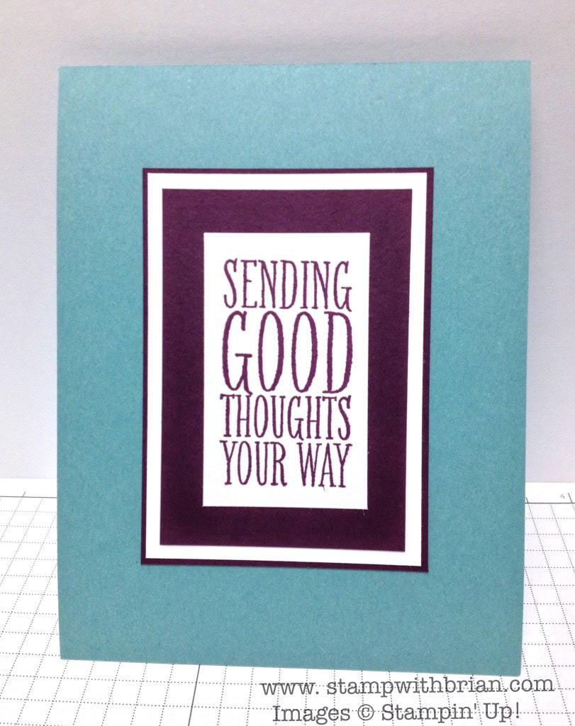 Perfect Pennants, Stampin' Up!, Brian King, creating borders