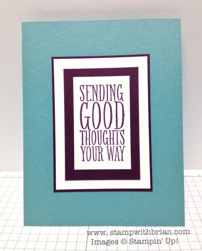 Perfect Pennants, Stampin' Up!, Brian King, creating borders