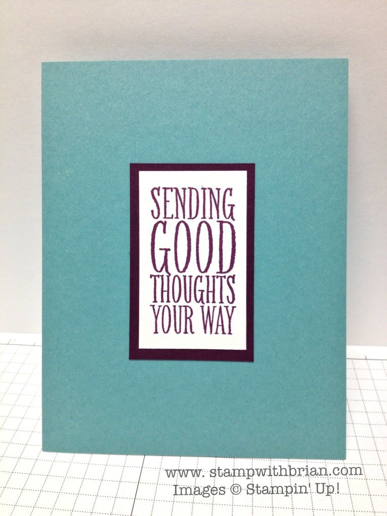 Perfect Pennants, Stampin' Up!, Brian King, creating borders