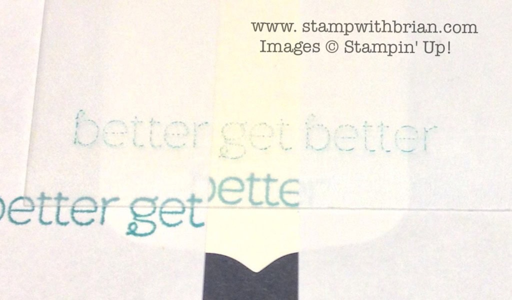 masking words with the Stamp-a-majig, Stampin' Up!, Brian King