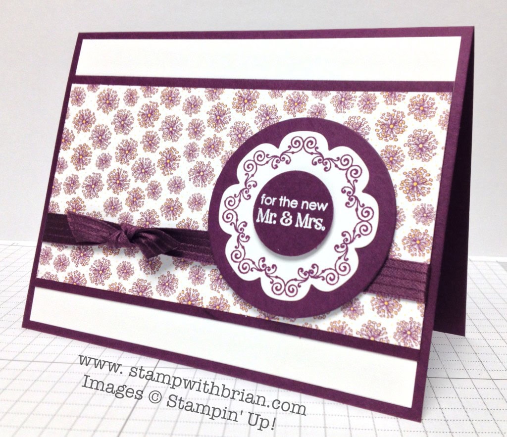 Daydream Medallions, Petite Pairs, Stampin' Up!, Brian King, PP198
