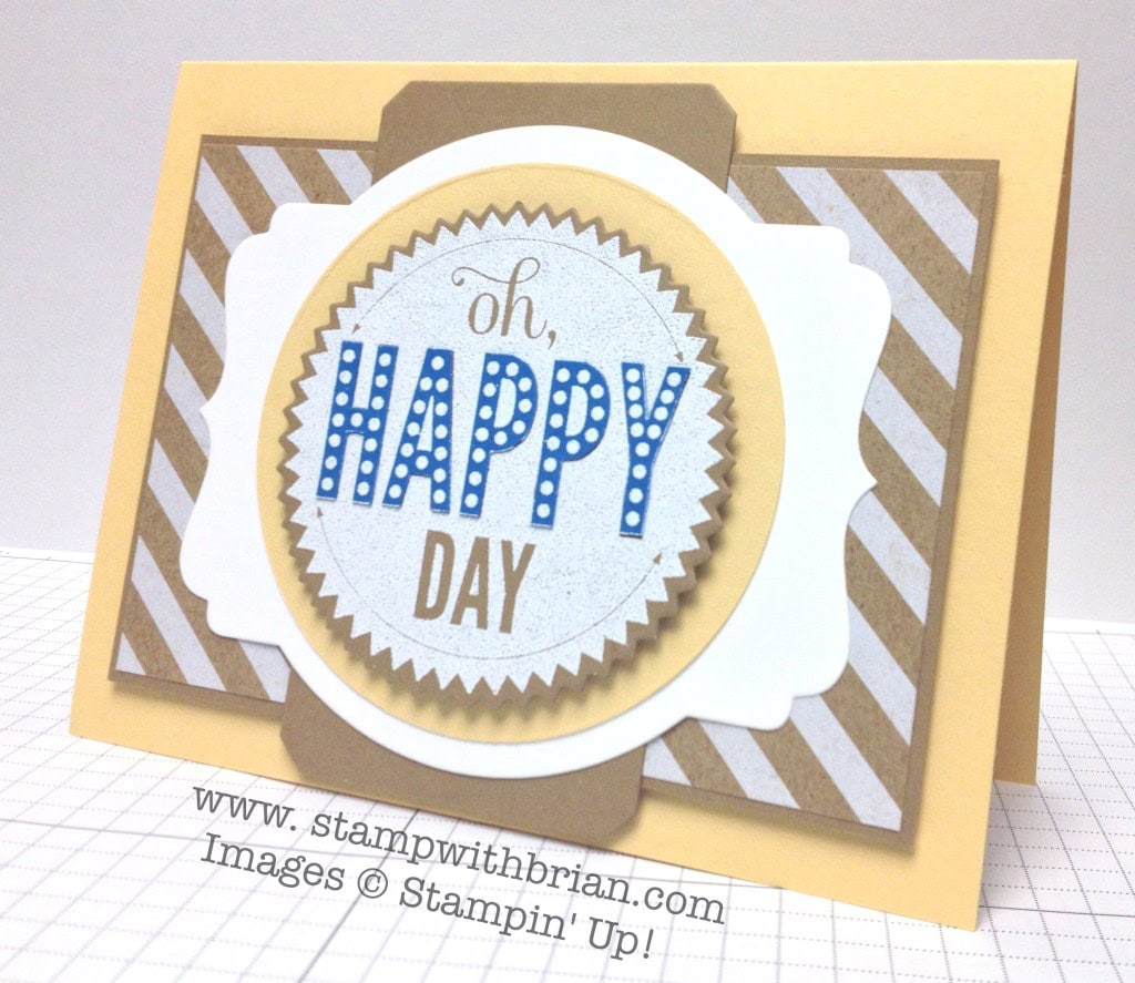Starburst Sayings, Stampin' Up!, Brian King, PPA206