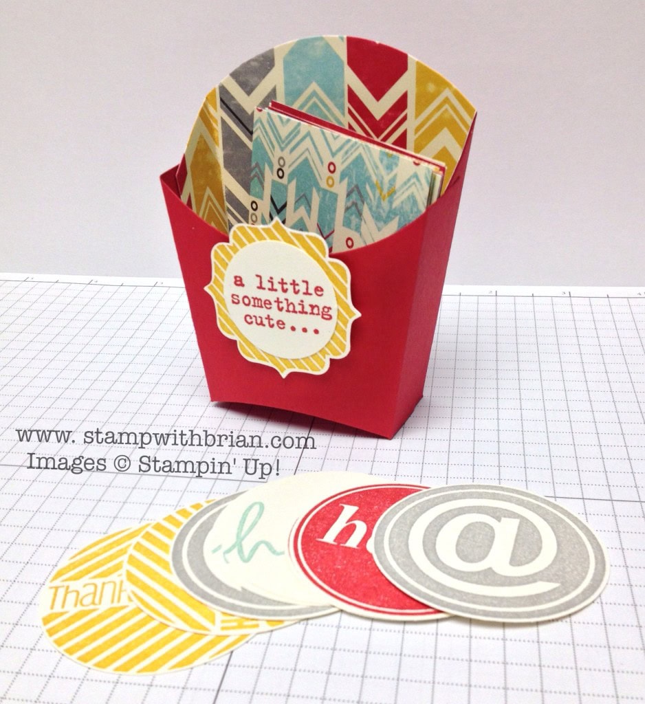 Fry Box Bigz Die, Stampin' Up!, Brian King