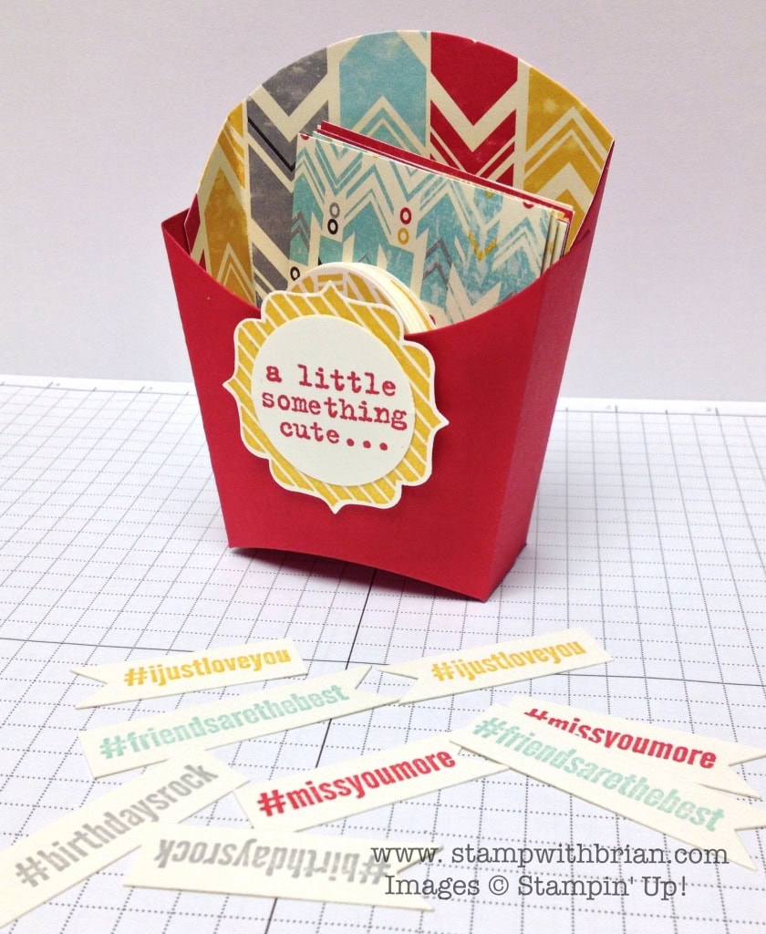 Fry Box Bigz Die, Stampin' Up!, Brian King