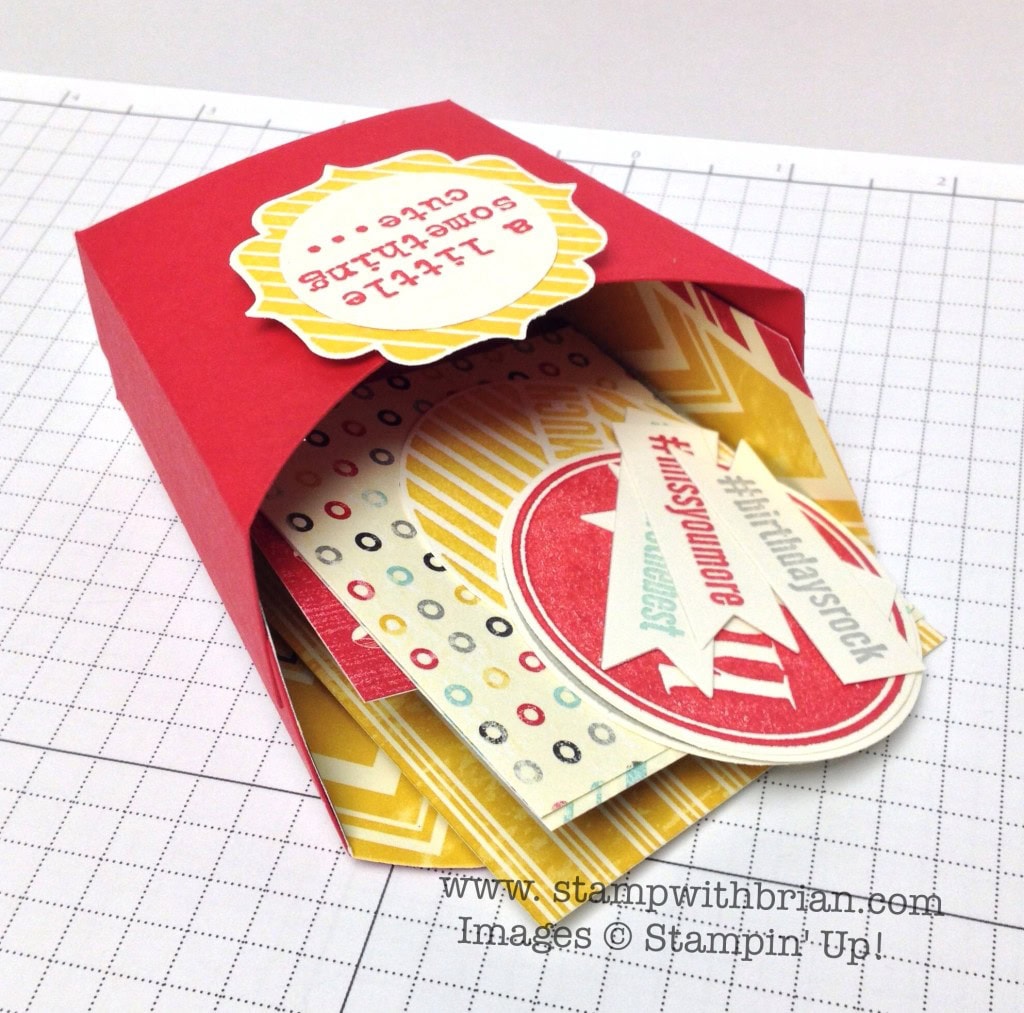 Fry Box Bigz Die, Stampin' Up!, Brian King