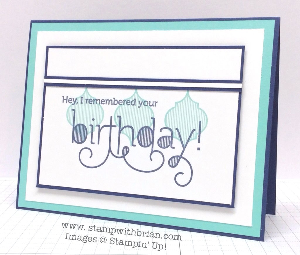 Age Awareness, Mosaic Madness, Stampin' Up!, Brian King, PPA212