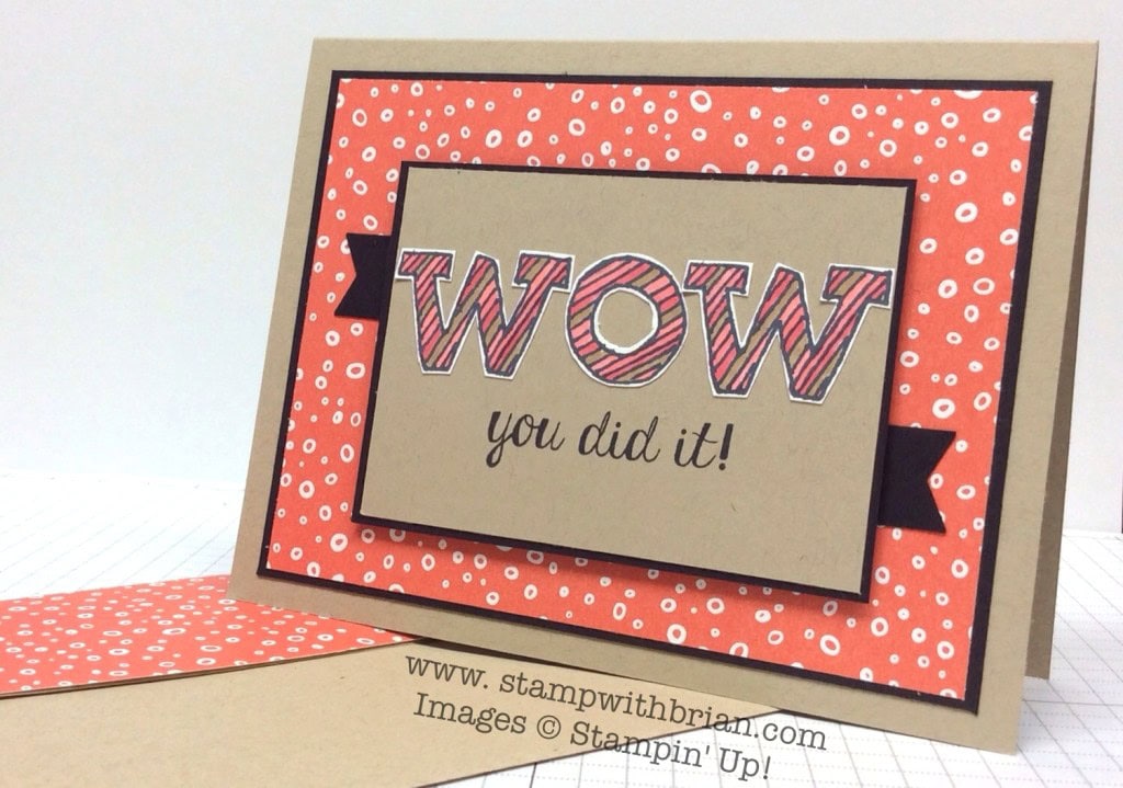 Epic Alphabet, Bravo, Stampin' Up!, Brian King