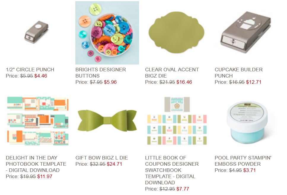 Stampin' Up! Weekly Deals