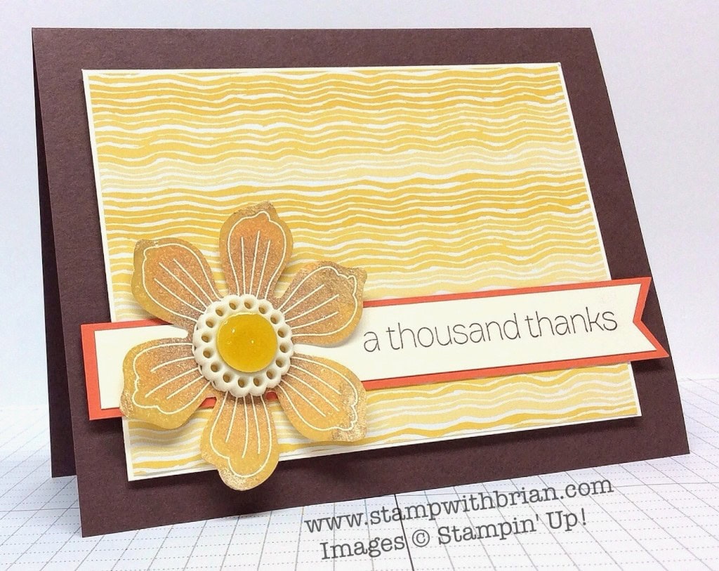 Bloom for You, Lots of Thanks, Stampin' Up!, Brian King, PP207