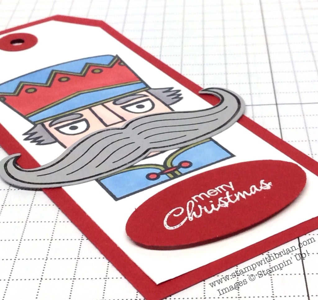 Santa Stache, Petite Pairs, Stampin' Up!, Brian King