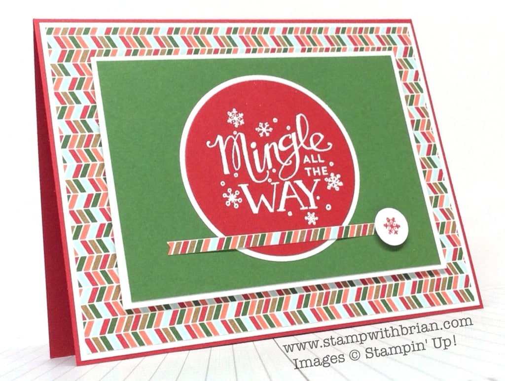 Mingle All the Way, Stampin' Up!, Brian King, PP120