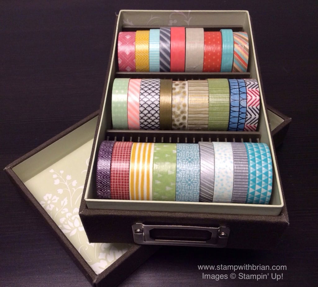 Tips for Washi Tape Storage, Stampin' Up!, Brian King